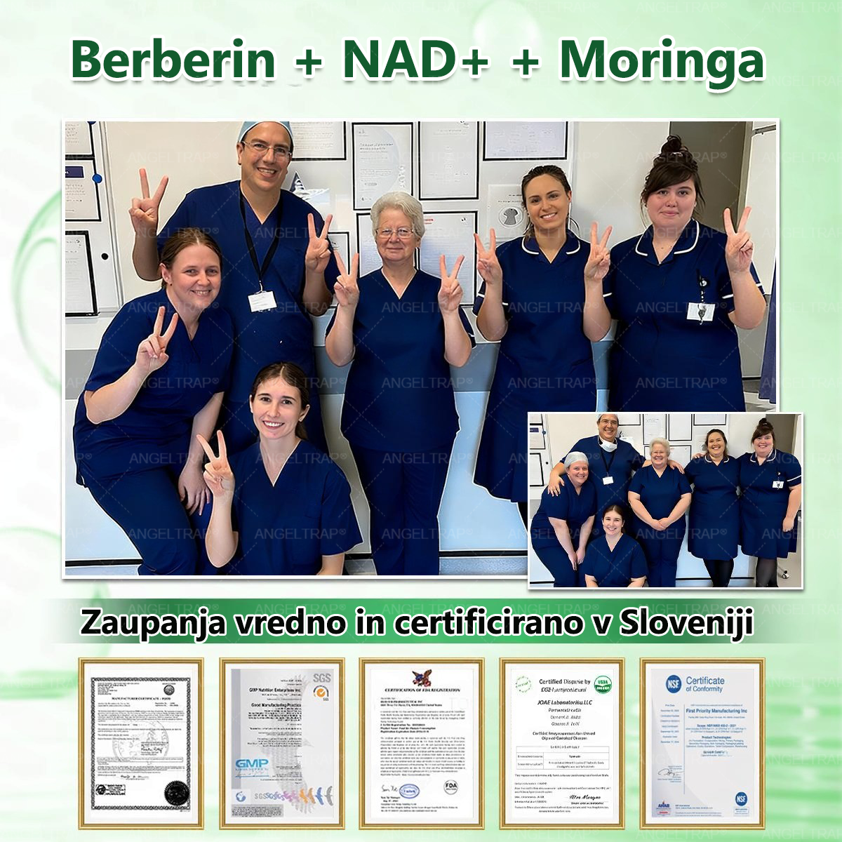 ANGELTRAP® Moringa × Berberin × AMPK 10-v-1 Metabolična podpora, obliž z nanotehnologijo mikroiglic 🇸🇮 (Dovolj je enkrat na dan, vidni rezultati v 7 dneh) ✅ Za debelost, ohlapno kožo, sladkorno bolezen, spalno apnejo, težave s sklepi in številne druge